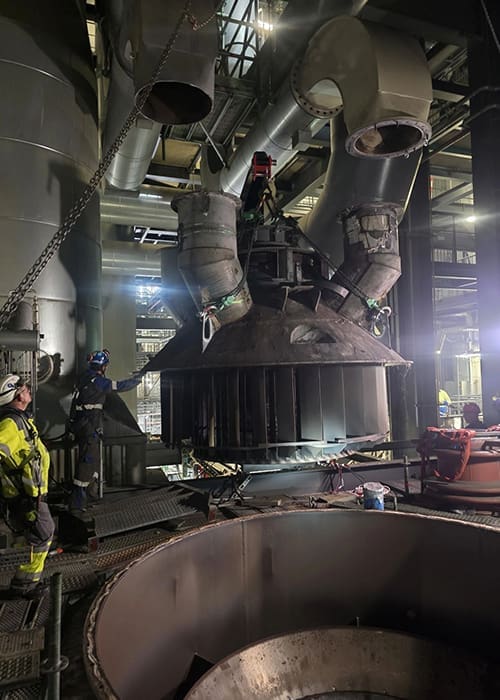 Machineverhuizing, engineering, projectbegeleiding, hijsplan, TRA expertise bij Ecranes